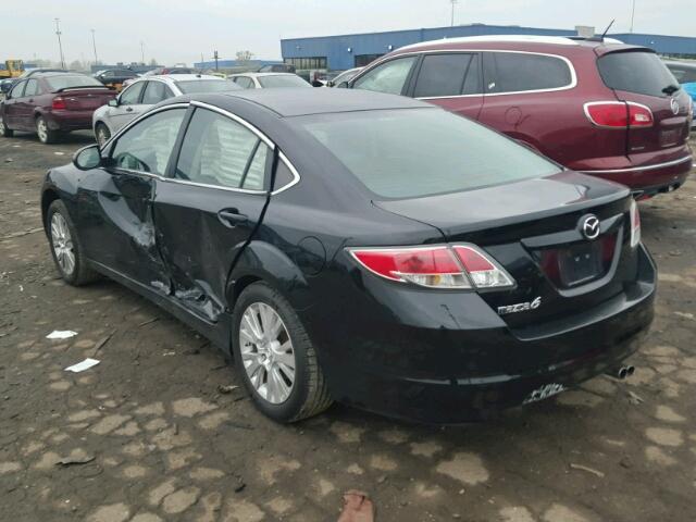 1YVHZ8CH9A5M51709 - 2010 MAZDA 6 I BLACK photo 3