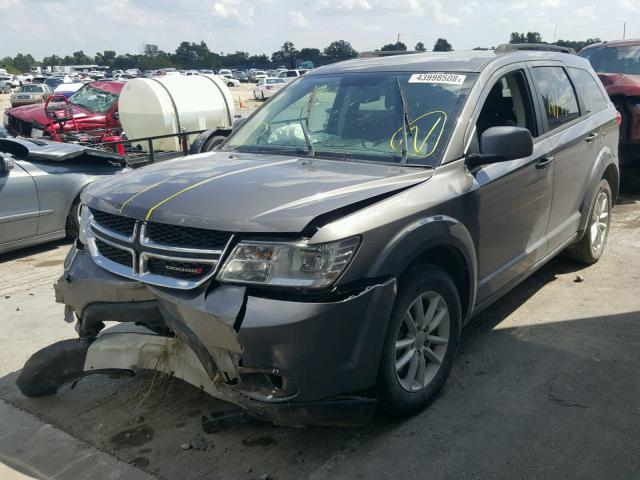 3C4PDCBG2DT565177 - 2013 DODGE JOURNEY SX GRAY photo 2