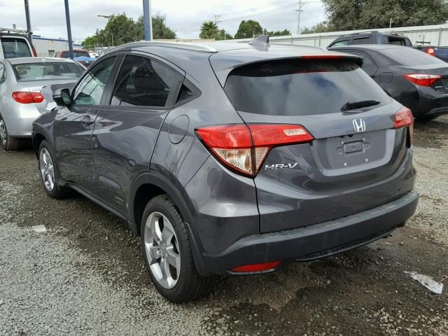 3CZRU5H78HM700944 - 2017 HONDA HR-V EXL GRAY photo 3