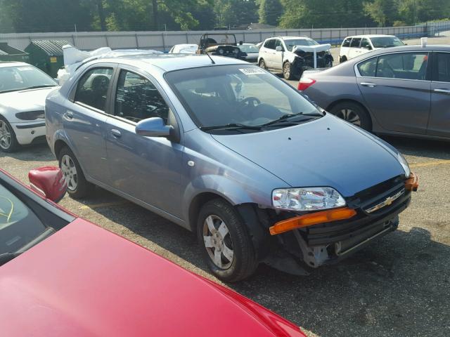 KL1TD56696B619713 - 2006 CHEVROLET AVEO BASE Көк фото 1