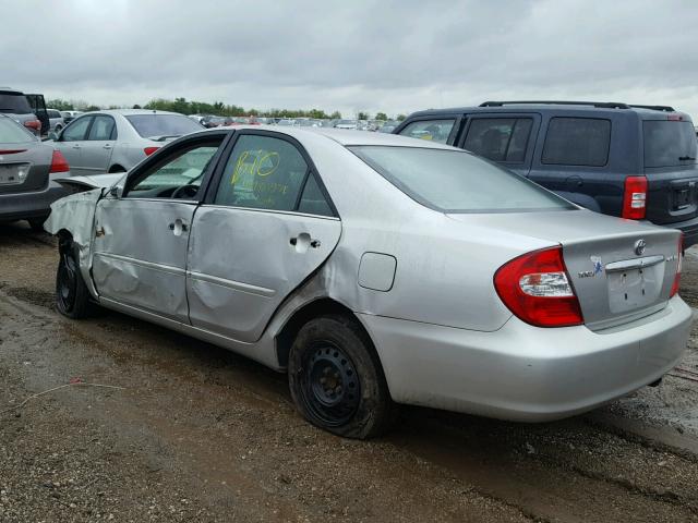 4T1BE32K64U849330 - 2004 TOYOTA CAMRY SILVER photo 3