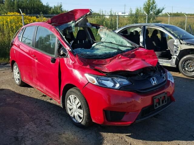 3HGGK5H52GM106545 - 2016 HONDA FIT LX RED photo 1