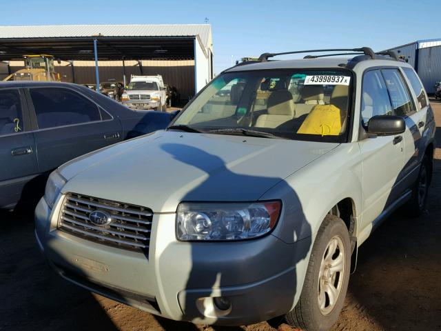 JF1SG63657H704705 - 2007 SUBARU FORESTER 2 GOLD photo 2