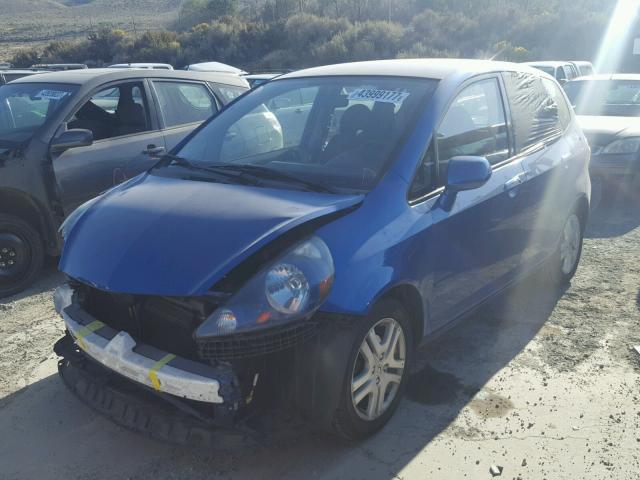 JHMGD38487S066448 - 2007 HONDA FIT BLUE photo 2