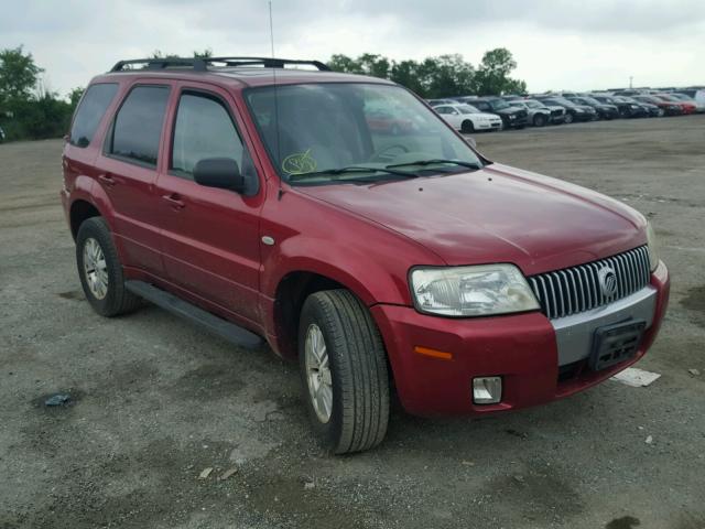 4M2CU57155DJ01560 - 2005 MERCURY MARINER RED photo 1