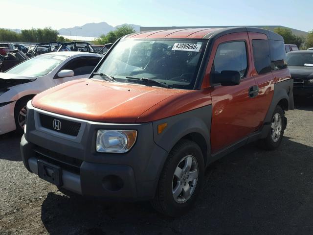 5J6YH28614L036049 - 2004 HONDA ELEMENT EX ORANGE photo 2