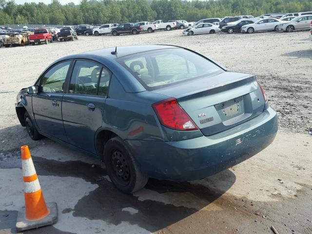 1G8AJ58F37Z198872 - 2007 SATURN ION LEVEL GREEN photo 3