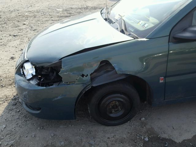 1G8AJ58F37Z198872 - 2007 SATURN ION LEVEL GREEN photo 9