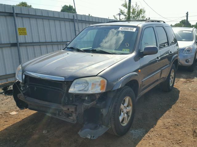 4F2YZ94105KM08820 - 2005 MAZDA TRIBUTE S GRAY photo 2