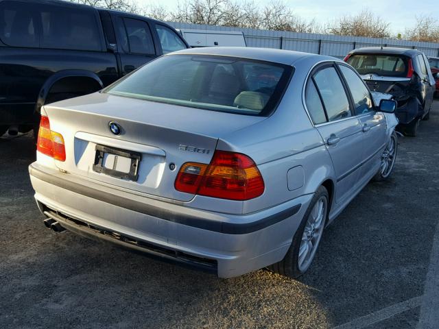 WBAEV53452KM19324 - 2002 BMW 330 I SILVER photo 4