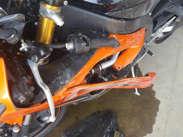 JYARJ16E69A011715 - 2009 YAMAHA YZFR6 ORANGE photo 9