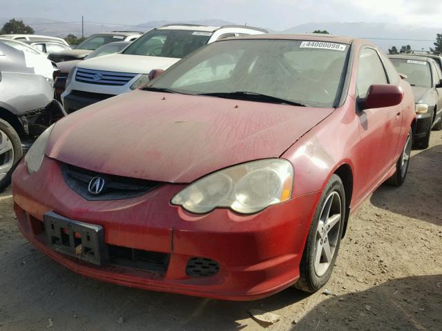 JH4DC53084S017669 - 2004 ACURA RSX TYPE-S RED photo 2