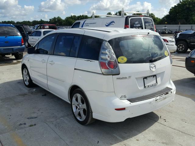 JM1CR293670141807 - 2007 MAZDA 5 WHITE photo 3