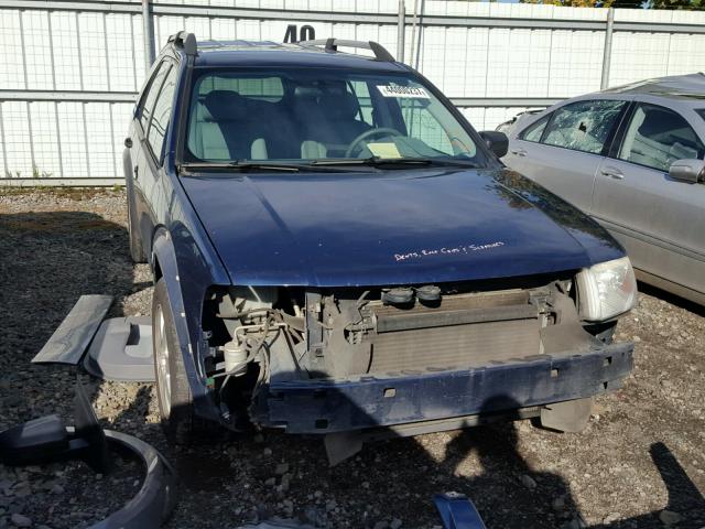 1FMZK04105GA11613 - 2005 FORD FREESTYLE BLUE photo 1