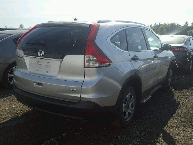 2HKRM3H38EH000429 - 2014 HONDA CR-V LX SILVER photo 4