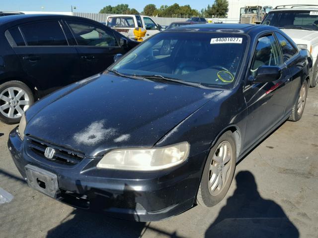 1HGCG22581A009023 - 2001 HONDA ACCORD EX BLACK photo 2