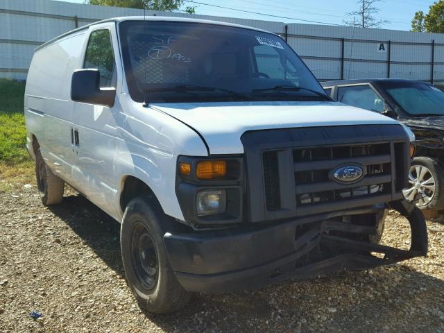 1FTSE34L99DA16171 - 2009 FORD ECONOLINE WHITE photo 1