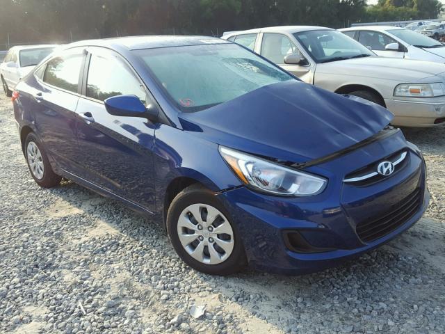 KMHCT4AE7HU326934 - 2017 HYUNDAI ACCENT SE BLUE photo 1