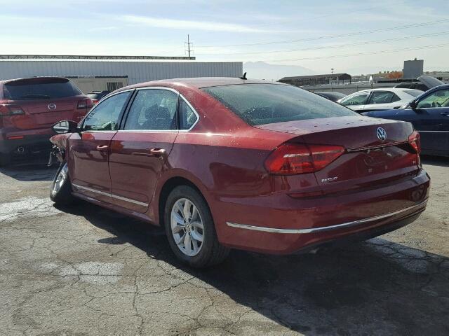 1VWAT7A32GC038316 - 2016 VOLKSWAGEN PASSAT S წითელი ფოტო 3