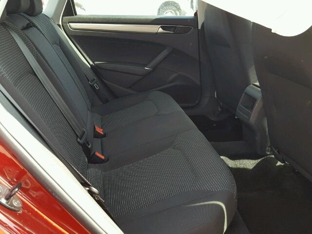 1VWAT7A32GC038316 - 2016 VOLKSWAGEN PASSAT S წითელი ფოტო 6