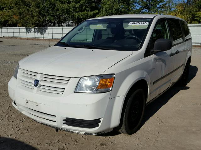 1D8HN44H08B136920 - 2008 DODGE GRAND CARA WHITE photo 2