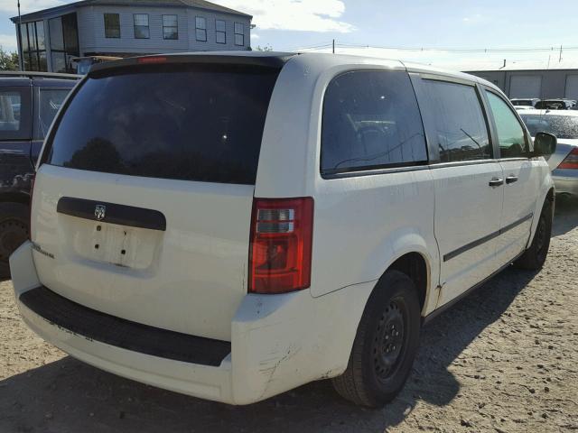 1D8HN44H08B136920 - 2008 DODGE GRAND CARA WHITE photo 4