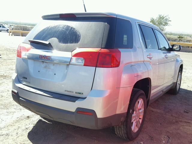 2GKFLREK5C6167504 - 2012 GMC TERRAIN SL SILVER photo 4