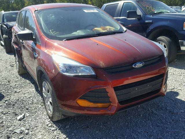 1FMCU0F76EUD51206 - 2014 FORD ESCAPE S RED photo 1