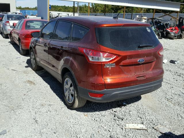 1FMCU0F76EUD51206 - 2014 FORD ESCAPE S RED photo 3