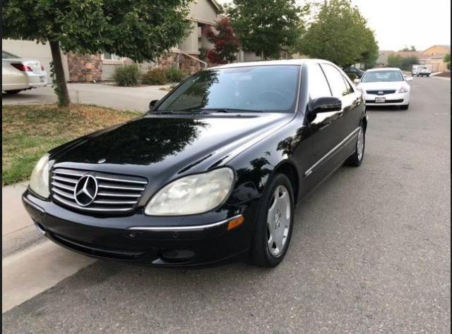 WDBNG78J32A250285 - 2002 MERCEDES-BENZ S 600 BLACK photo 1