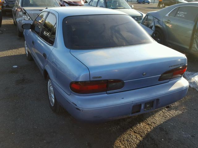 1Y1SK5268SZ069269 - 1995 GEO PRIZM BASE BLUE photo 3