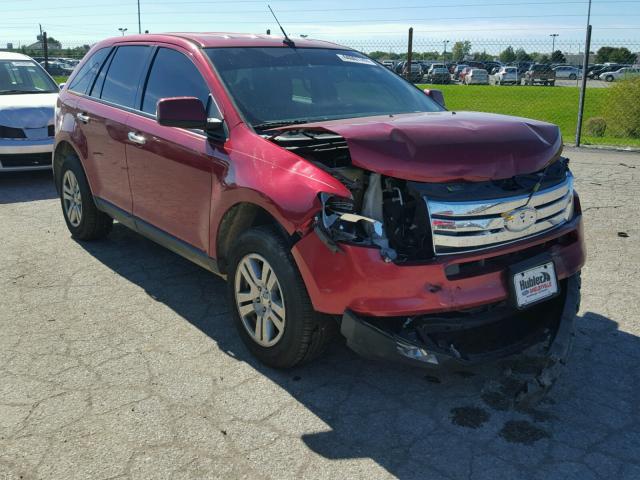 2FMDK48C28BA13517 - 2008 FORD EDGE SEL RED photo 1