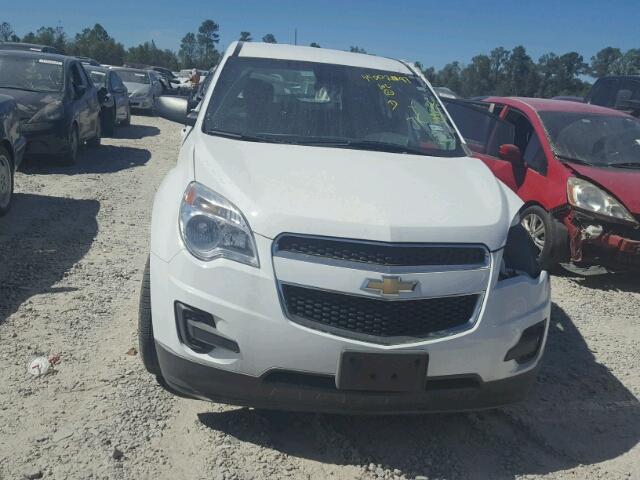 2GNALAEK6F1156270 - 2015 CHEVROLET EQUINOX LS WHITE photo 9