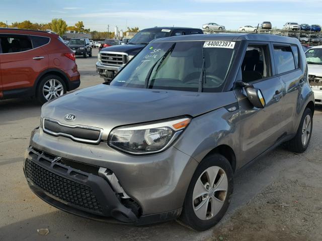 KNDJN2A26E7018325 - 2014 KIA SOUL CHARCOAL photo 2