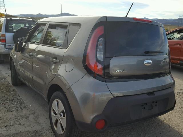 KNDJN2A26E7018325 - 2014 KIA SOUL CHARCOAL photo 3