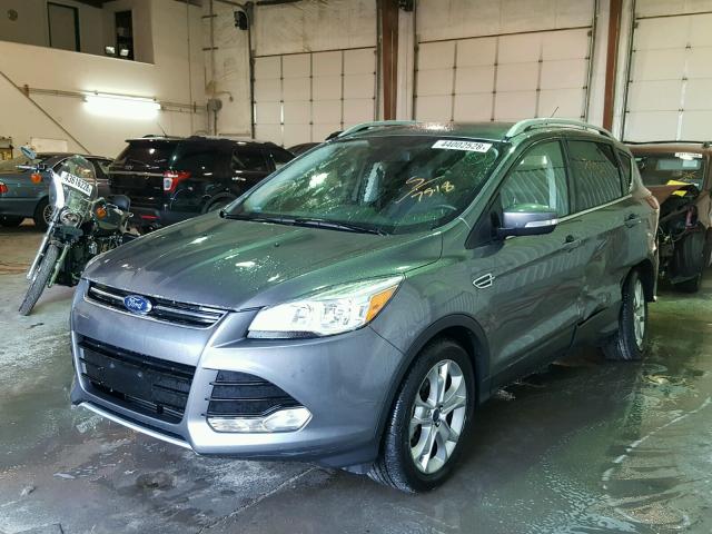 1FMCU9J92EUD17518 - 2014 FORD ESCAPE TIT GRAY photo 2