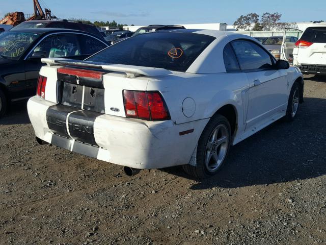 1FAFP40473F389355 - 2003 FORD MUSTANG WHITE photo 4