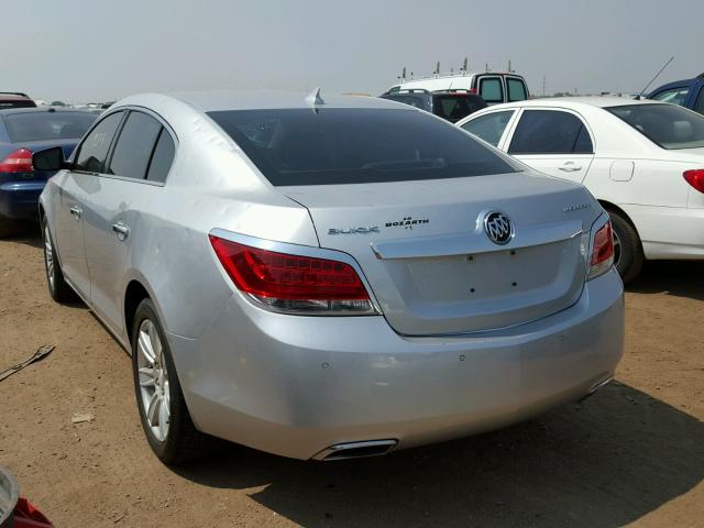 1G4GD5E35CF131554 - 2012 BUICK LACROSSE P SILVER photo 3