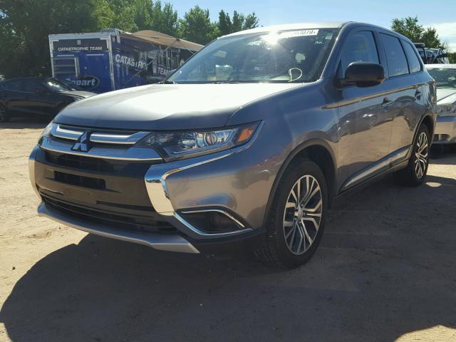 JA4AZ3A3XGZ042115 - 2016 MITSUBISHI OUTLANDER GRAY photo 2