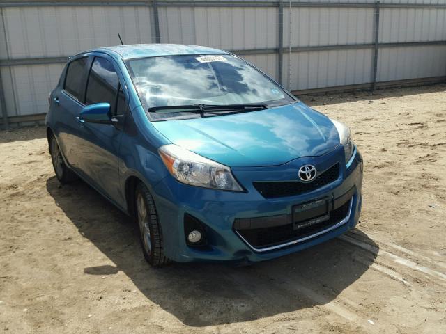 JTDKTUD38DD571150 - 2013 TOYOTA YARIS BLUE photo 1