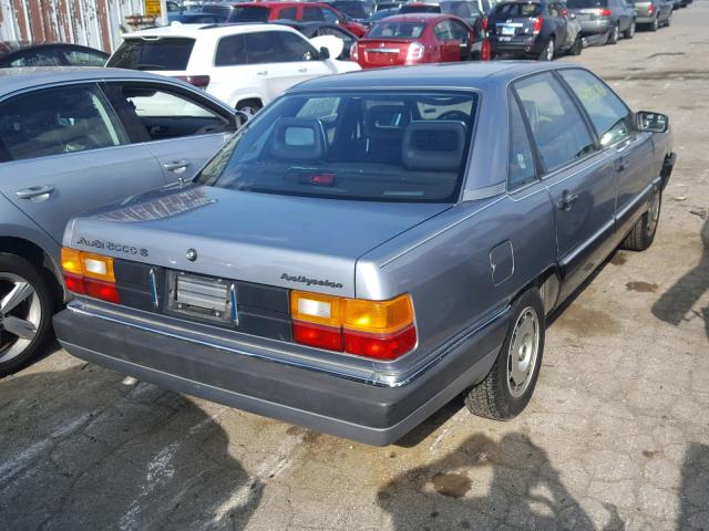 WAUFB0443FN023136 - 1985 AUDI 5000 S CUS BLUE photo 4