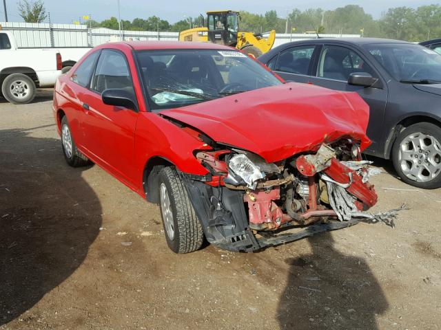 1HGEM21155L021172 - 2005 HONDA CIVIC DX V RED photo 1