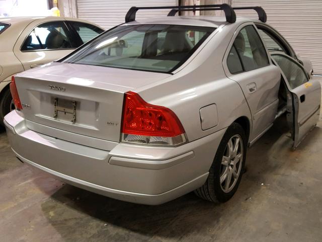 YV1RS592362546219 - 2006 VOLVO S60 2.5T SILVER photo 4