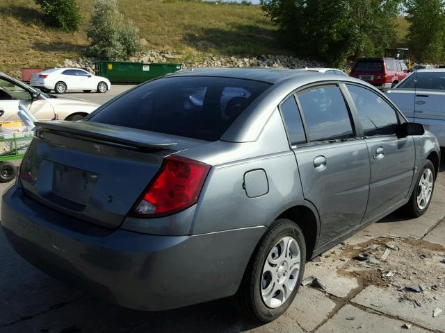 1G8AJ52FX5Z172193 - 2005 SATURN ION LEVEL GRAY photo 4