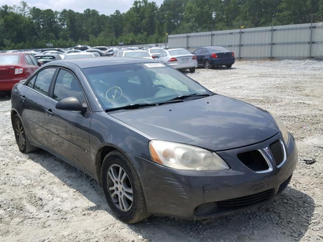 1G2ZF55B164263018 - 2006 PONTIAC G6 SE GRAY photo 1