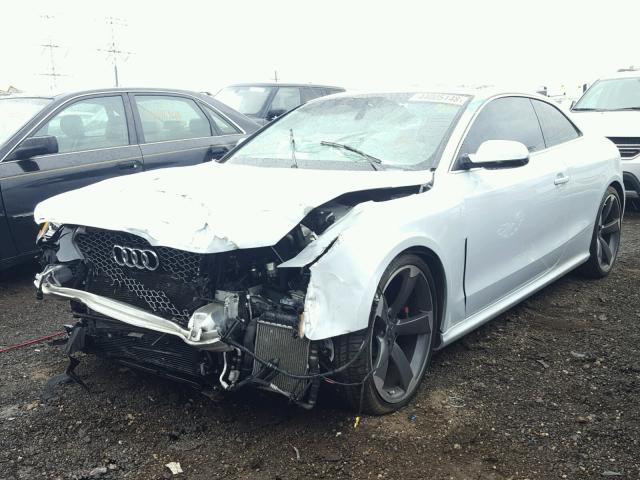 WUAC6AFR3EA901620 - 2014 AUDI RS5 WHITE photo 2