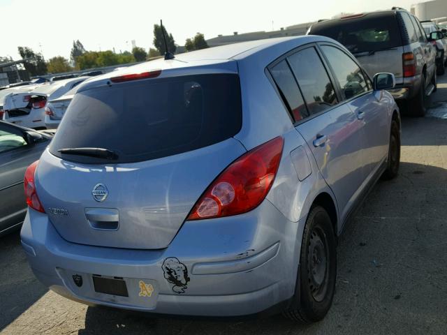 3N1BC13E29L454198 - 2009 NISSAN VERSA S TURQUOISE photo 4