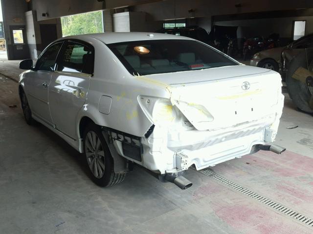 4T1BK3DB7BU429787 - 2011 TOYOTA AVALON BAS WHITE photo 3