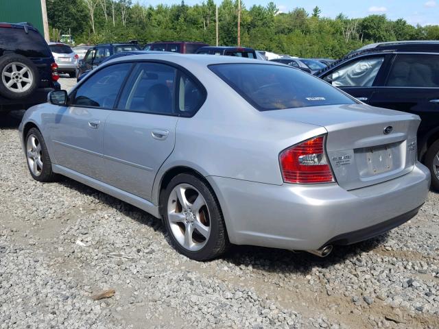 4S3BL676156228381 - 2005 SUBARU LEGACY GT SILVER photo 3