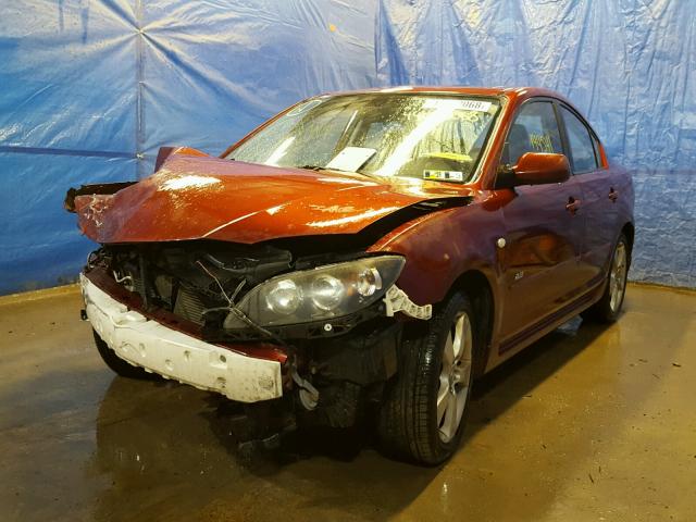 JM1BK323361533703 - 2006 MAZDA 3 S RED photo 2